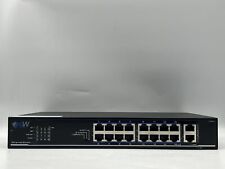GW Security GWSW1602G 16 Port POE Ethernet Switch Used picture