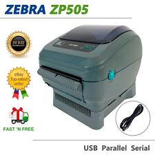 Zebra ZP505 Portable Direct Thermal Label Printer Dispenser USB Serial Parallel picture