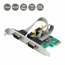 SIIG Dual Serial PCIe Card Adapter, 16650 UART, Baud Rates up to 250Kbps picture