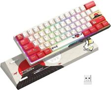 HITIME XVX M61 60% Mechanical Keyboard Wireless, Yellow Switches picture