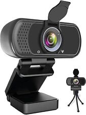 Webcam HD 1080P,Webcam with Microphone,Webcam with Privacy Shutter and Tripod picture