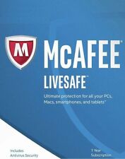 Windows 11 - McAfee LiveSafe 2023 One Device 1 Year - NEW & RENEW CUSTOMERS picture