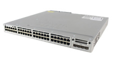Cisco Catalyst 3850 WS-C3850-48U-S 48-Port UPOE Gb Switch w/ NM-4-1G (BH) picture