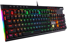 K580 VATA RGB LED Backlit Mechanical Gaming Keyboard with Macro Keys & Dedicated picture