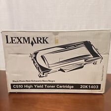 Genuine Lexmark 20K1403 Black Ink Toner Cartridge For C510 - New in Box picture