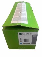 Genuine Lexmark XC6152, XC8155 Cyan Toner Cartridge New Open Box 24B6508 picture