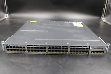 Cisco Catalyst WS-C3750X-48PF-S 48-Port Gigabit Network Switch With BLANK Module picture