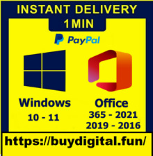 Microsoft Windows 10 11  Pro 64Bit ENGLISH DVD Key Operating System New Sealed picture