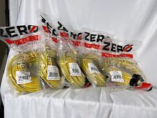 zero pro series cat 6 50 ft yellow booted cat 6, 6130-050 lot of 5 picture