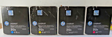 Set of 4 Genuine Sealed HP 212X W2120XC W2121XC W2122XC W2123XC Toner Cartridges picture