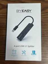 BYEASY 4 Port USB 3.1 Splitter For Laptops Computers Model: UH109 NEW SEALED picture