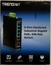 TRENDnet TI-PG541 5-Port Hardened Industrial Gigabit PoE+ DIN-Rail Switch picture