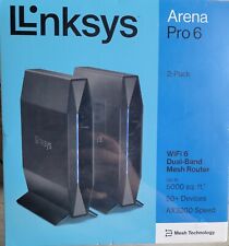 NEW Linksys Arena Pro 6 Whole Home Mesh System Wi-Fi 6 AX3200 2-Pack 5,000 Sq Ft picture