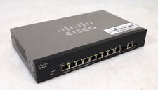 Cisco SG300-10P 10x PoE RJ45 Gigabit Switch SRW2008P-K9 V03 + Power Adapter picture