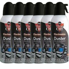 6pk Dust Off Compressed Air Computer TV Gas Cans Duster 10oz+FREE SHIPPING picture