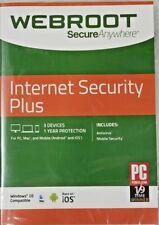 WEBROOT SecureAnywhere Internet Security PLUS - 3 Devices / 1 Year Subscr - New picture