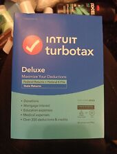 TurboTax Deluxe 2023 Federal + E-file + State , For PC/Mac , Disc Or Download  picture