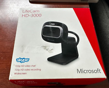 Microsoft LifeCam HD-3000 USB Web Cam 720p HD Skype Teams Zoom Model: 1492 picture