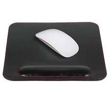 Personalized Leather Mouse Pad with Wrist Rest, Synthetic Leather Mousepad picture