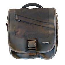Kensington Black Heavy Duty Saddle Bag Laptop Messenger Shoulder Bag picture