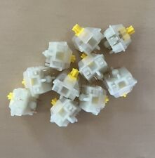 10x Hand Lubed Gateron Milky Yellow Pro Linear Switches picture