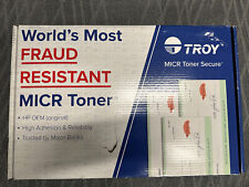 TROY MICR TONER SECURE FRAUD RESISTANT CARTRIDGE 02-88000-001 HP M806 picture