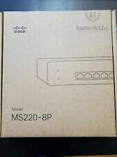 Cisco Meraki MS220-8P Cloud Managed Switch 8-Port Gigabit  NEW OPEN BOX picture