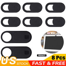 8 PCS Webcam Cover Slim Slider Camera Shield Privacy Security Protect Sticker US picture