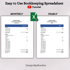 Profit and Loss Statement Template in Excel | Income Statement Spreadsheet picture