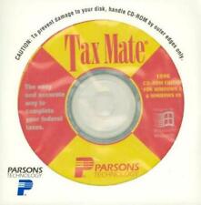 Tax Mate 1996 PC CD Parsons complete easy accurate past federal returns taxes picture