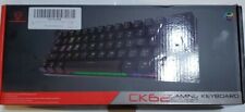Mototspeed CK62 Gaming Keyboard White with Blue Switches picture