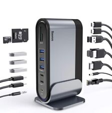 Baseus 17-in-1 USB C Docking Station to Cast on 3 Monitors with 100W PD USB-C  picture