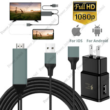 HDMI Mirroring Cable Phone To Digital TV HDTV AV Adapter for iPhone iPad Android picture