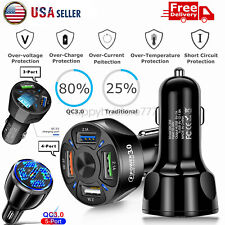 3 4 5 USB Port Fast Super Car Charger PD Adapter For iPhone Samsung Android LOT picture