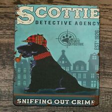 Mouse Pad Scottie Detective Agency Sniffing Out Crime Scottish Terrier Dog picture