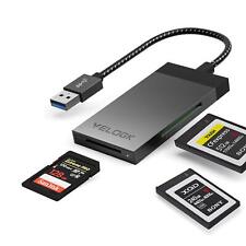 VELOGK CFexpress/XQD Card Reader Dual-Slot USB 3.2(10Gbps) CFexpress Type B Mem picture