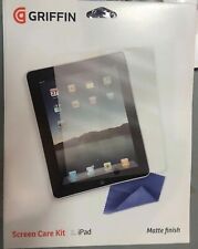 BRAND NEW Griffin Apple iPad Tablet Screen Protector Care Kit GB01595 +FREE SHIP picture
