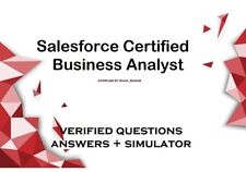 Salesforce Certified Business Analyst exam DUMPS QA + simulator picture