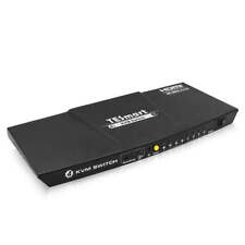 TESMART 4 PORT KVM HDMI 2.0 VIDEO SWITCH - 4K 60HZ UHD - AUDIO OUTPUT, USB SHARI picture
