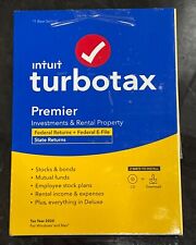 2020 NEW SEALED - Intuit Turbotax PREMIER Federal Returns / E-File + State picture