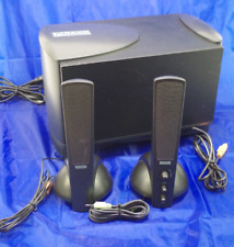 Altec Lansing ATP3 Multimedia Computer Speakers & Subwoofer Tested See Condition picture