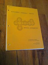 Vintage JF Benjamin & Company Management Consulting Physical Distribution Manual picture