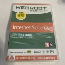 Webroot Secure Anywhere Internet Security | 3 Devices | Windows Mac iOS picture