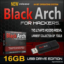 BLACKARCH LIVE USB - PRO HACKING OPERATING SYSTEM  2500+ TOOLS HACK ANY PC FIX
