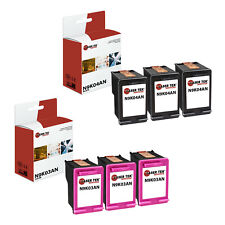 6Pk LTS 65XL Black Color HY Compatible for HP Deskjet 3720 3721 3730 Ink picture