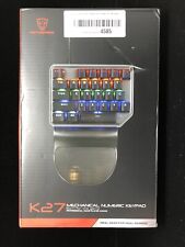 Motospeed K27 Singlehanded Mini One Hand USB Gaming Backlight Keyboard Switch picture