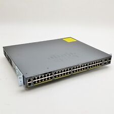 Cisco Catalyst 2960-X Series WS-C2960X-48FPS-L 48-Port PoE+ Network Switch V06 picture