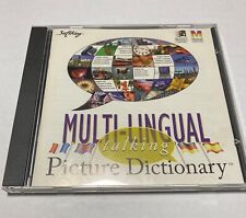 Multi-lingual talking picture dictionary CD-ROM for Windows and MacIntosh picture