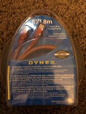 Dynex Firewire 6'/1.8m Digital Media Cable 6 PIN to 4 Pin New Unopened picture