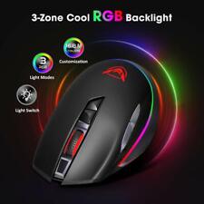 PICTEK 2.4G Wireless Dual Mode Wired Gaming Mouse RGB Backlit 8 Programmable Key picture
